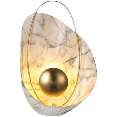 hotel decoration Luxury antique Brass Bedroom Wall Lights resin Wall Lamps Wall Mounted