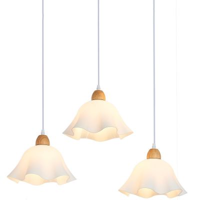 Chandelier Pendant lamp,glass,wood