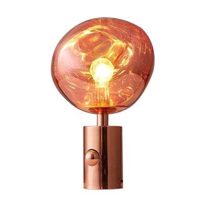 Modern Luxury Light Luxury Villa Living Room Duplex classical metal melt table lamp