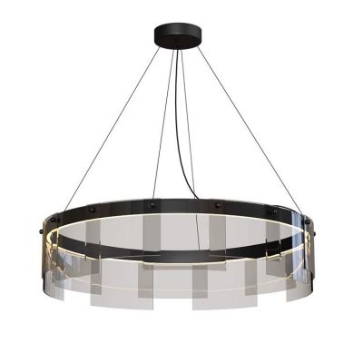 Modern Chandelier Pendant Light with Glass LED Pendant Hanging
