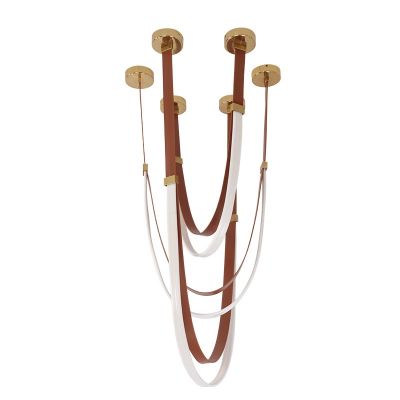 Chandelier Pendant lamp,Fabric PU,Acrylic PE PP