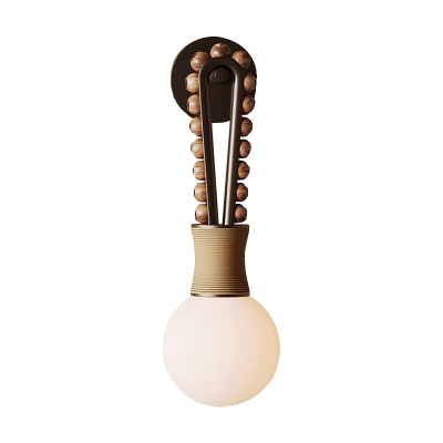 Glass Crystal,Metal: iron aluminum stainless steel,wall lamps,wood